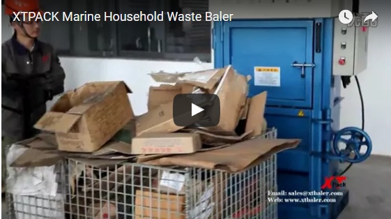Marine Household Waste Baler