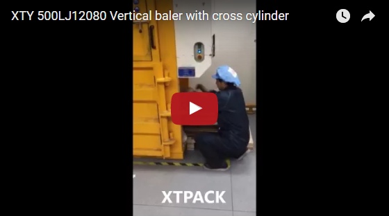 XTY 500LJ12080 Vertical Baler with Cross Cylinder