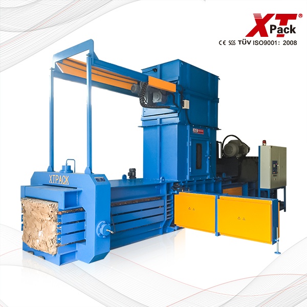 Building Construction Waste Management: Fully Automatic Horizontal Baler on Construction Sites