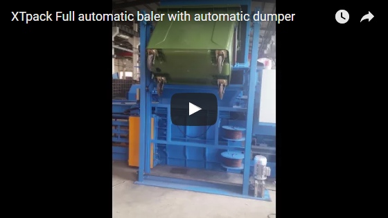 Full Automatic Baler With Automatic Dumper