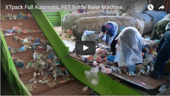 Full Automatic PET Bottle Baler Machine