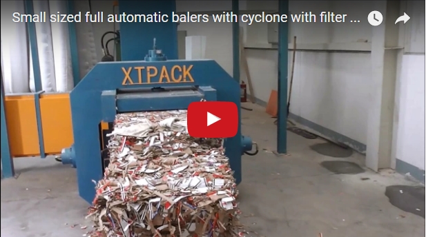 Small-Sized Full Automatic Balers With Cyclone With Filter Unit