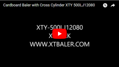 Cardboard Baler with Cross Cylinder XTY 500LJ12080