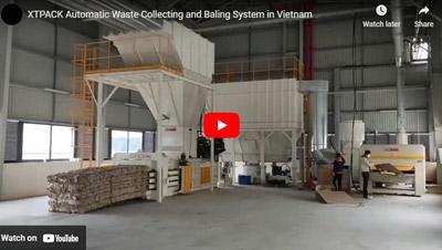 XTPACK Automatic Waste Collecting and Baling System in Vietnam