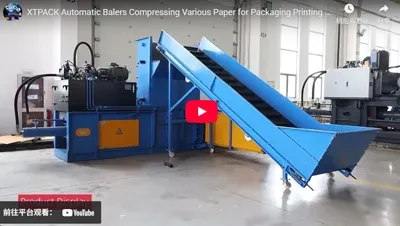 XTPACK Automatic Balers Compressing Various Paper for Packaging Printing Industry